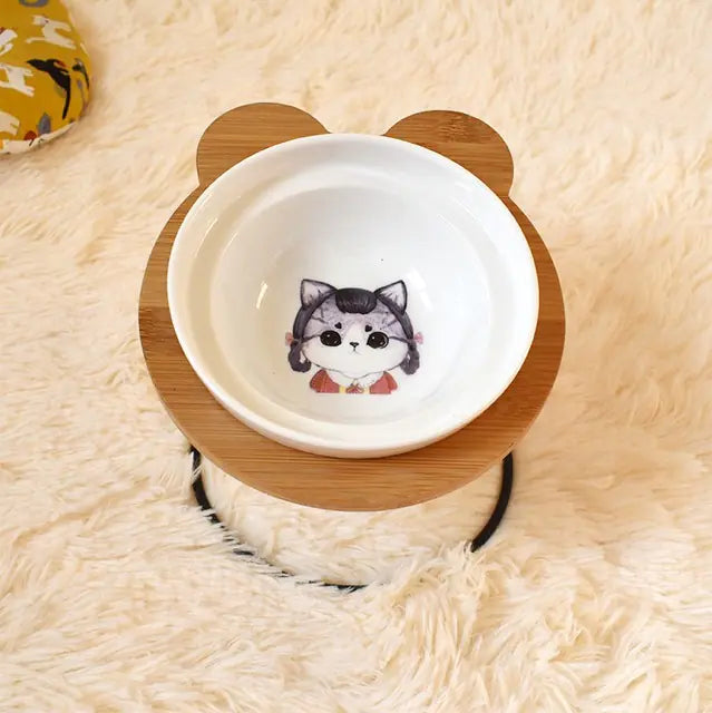 ErgoComfort Cat Bowl Holder