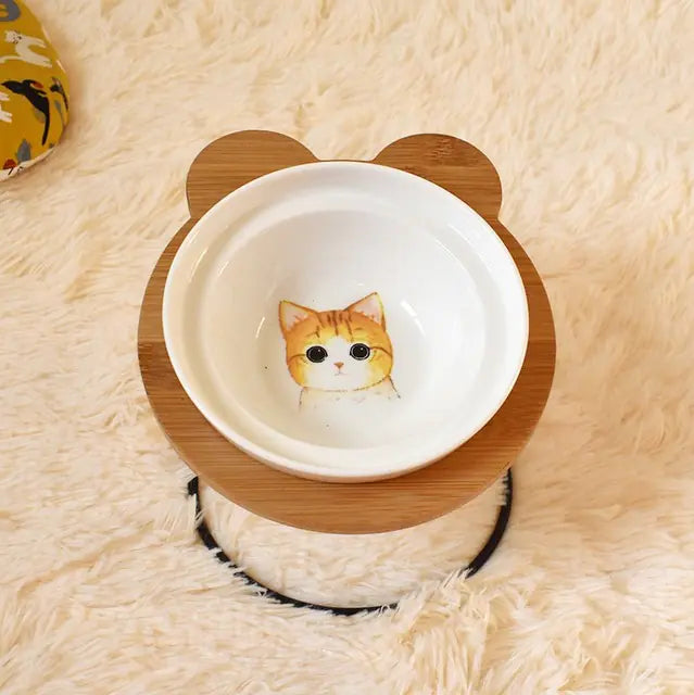 ErgoComfort Cat Bowl Holder