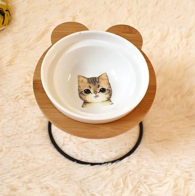 ErgoComfort Cat Bowl Holder