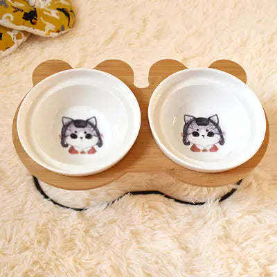 ErgoComfort Cat Bowl Holder