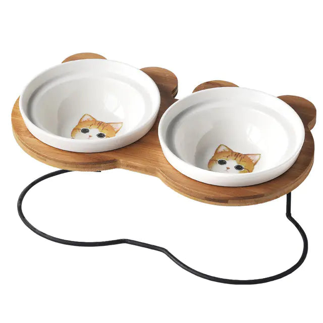 ErgoComfort Cat Bowl Holder