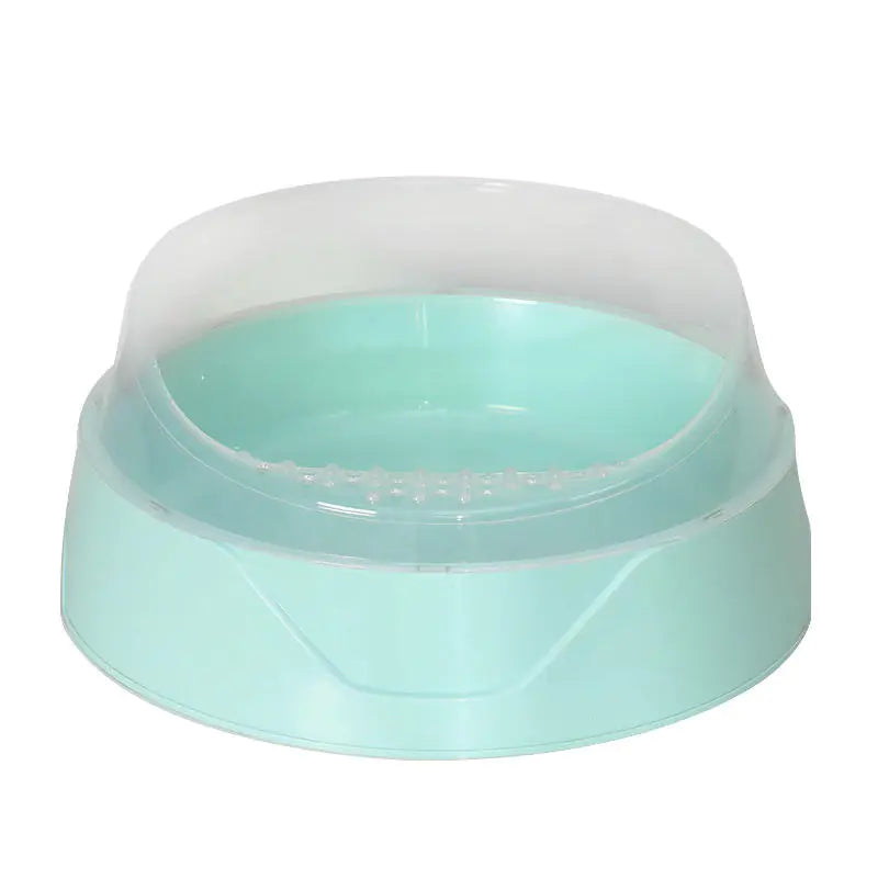 Round Deluxe Cat Litter Box with Scoop